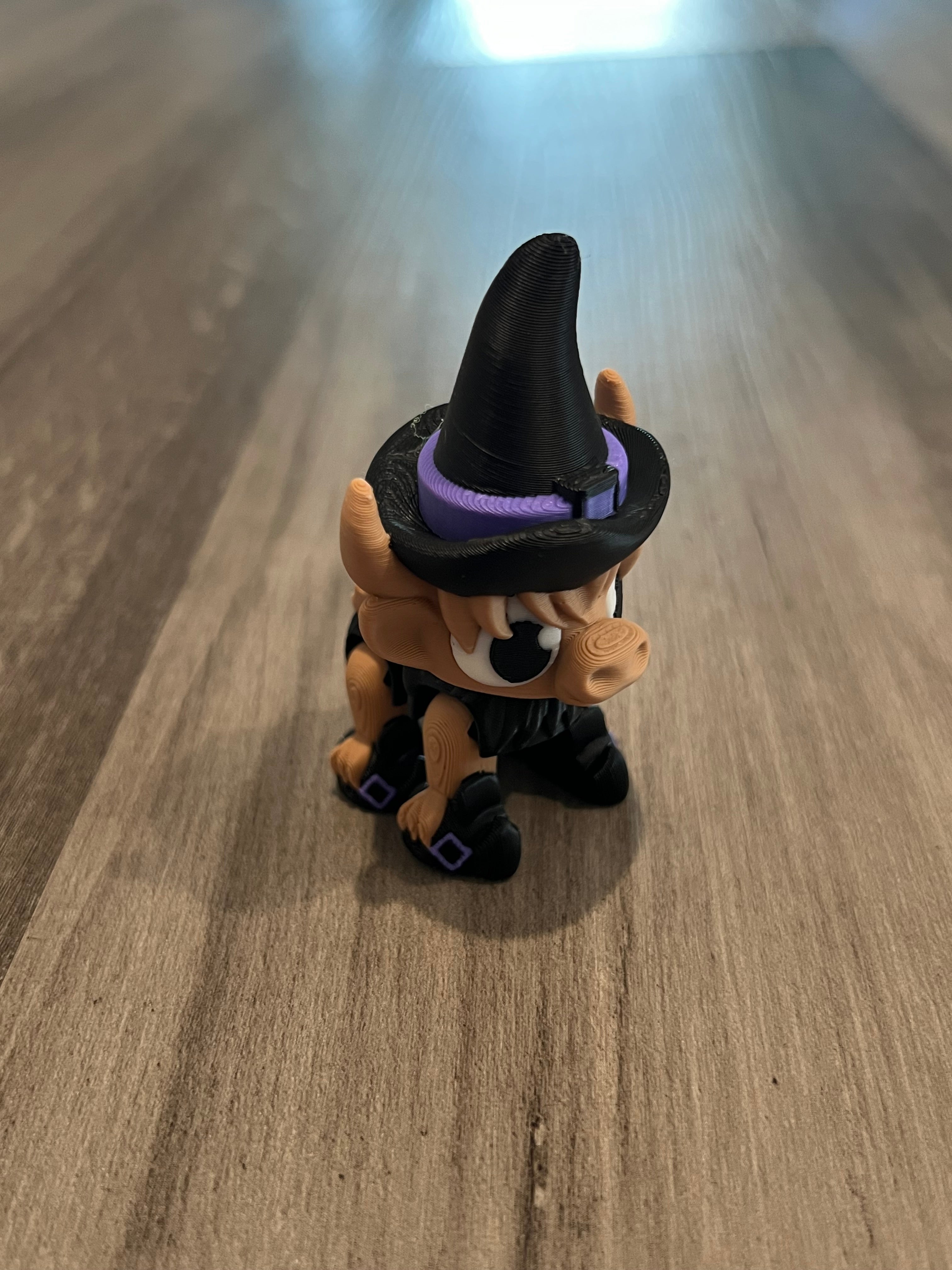 Articulated Highland Cow - Halloween - 3D Print