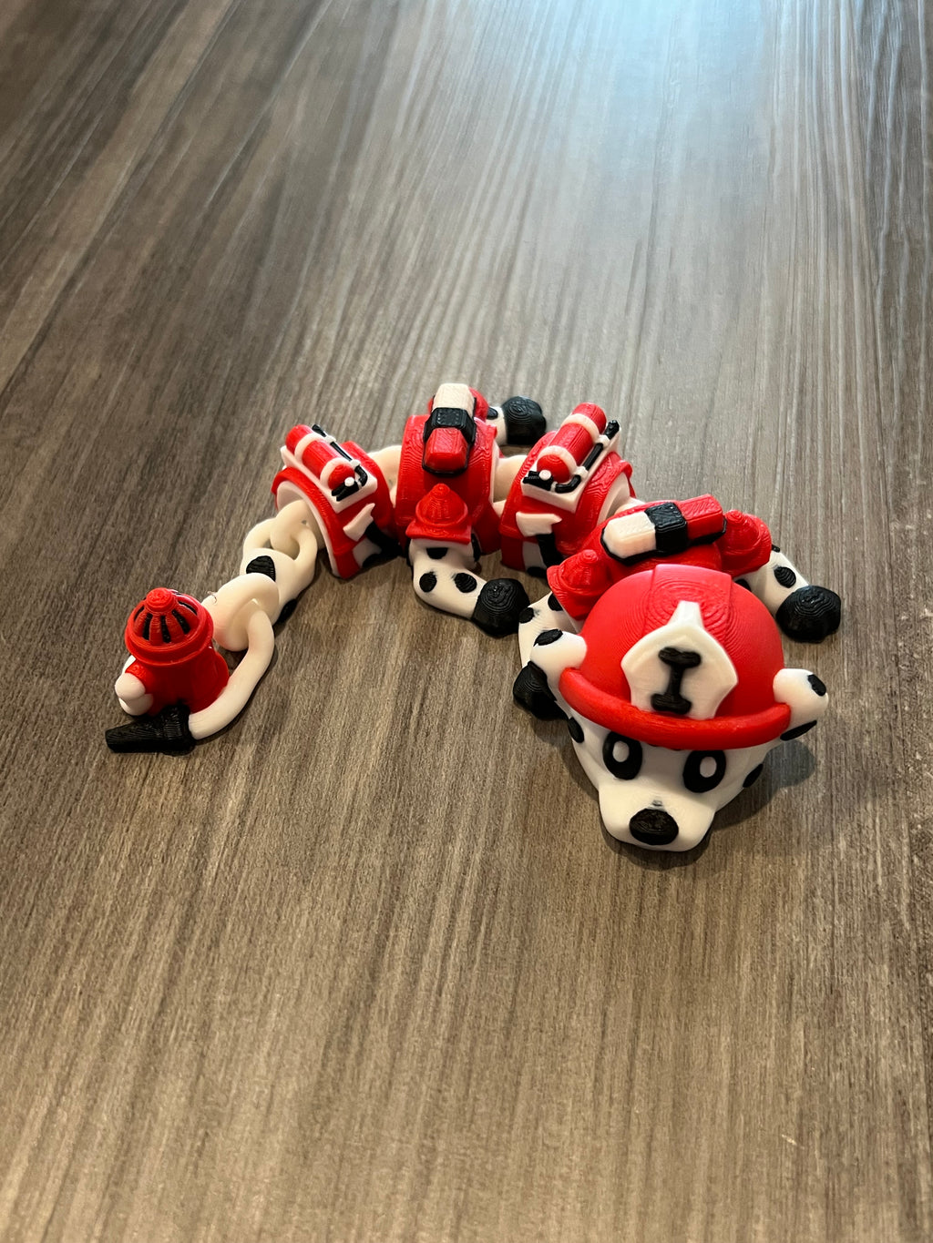 Dalmatian Firefighter Dragon - Small - 3D Print