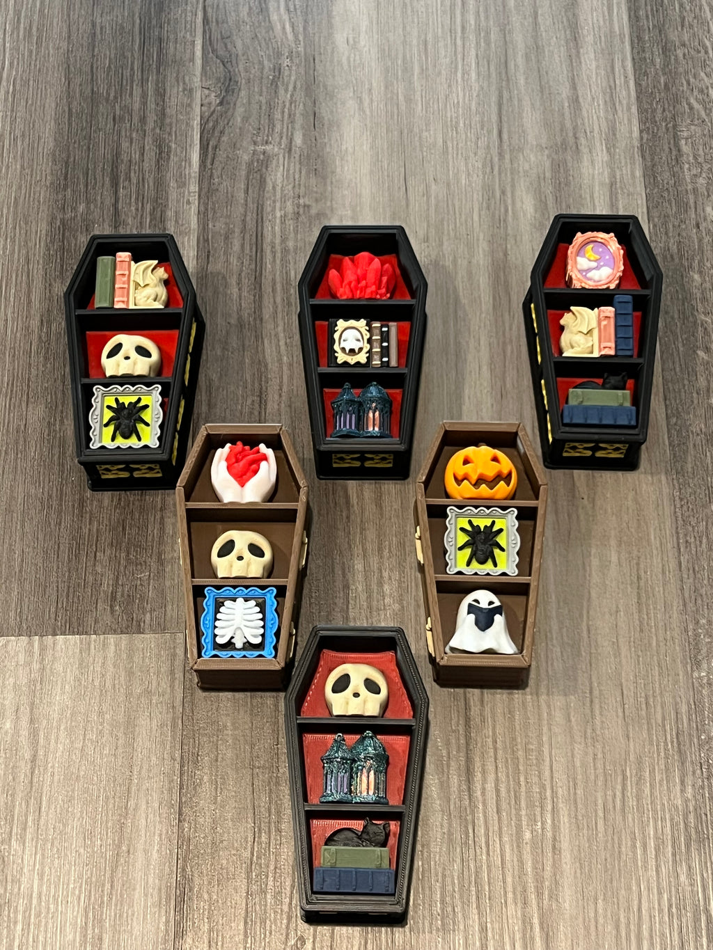 Create Your Own - Bookshelf Clicker - Coffin Bookshelf - 3D Print