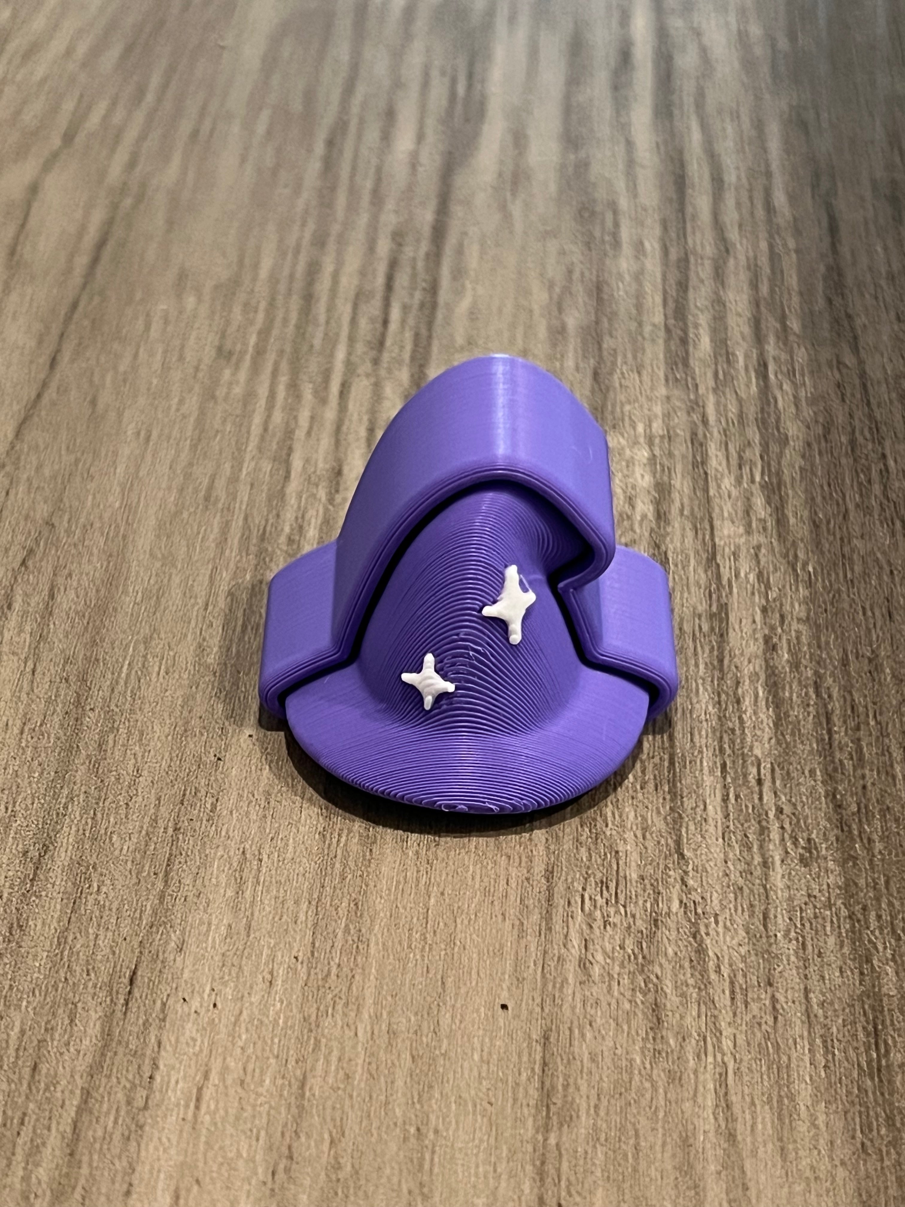 Cauldron & Witch's Hat Fidget Clicker 3D Print