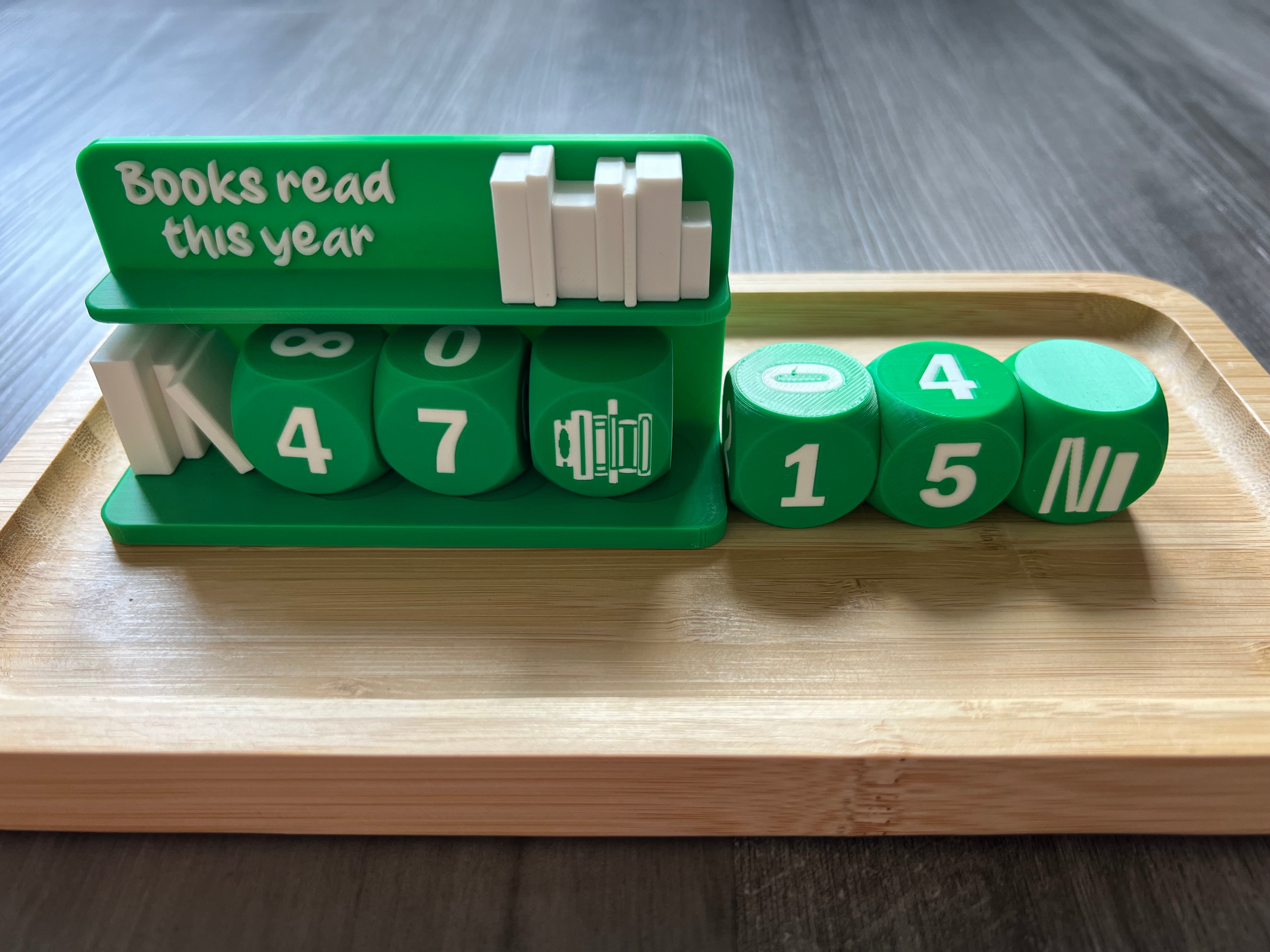 Books Read This Year Bookcase 3D Print