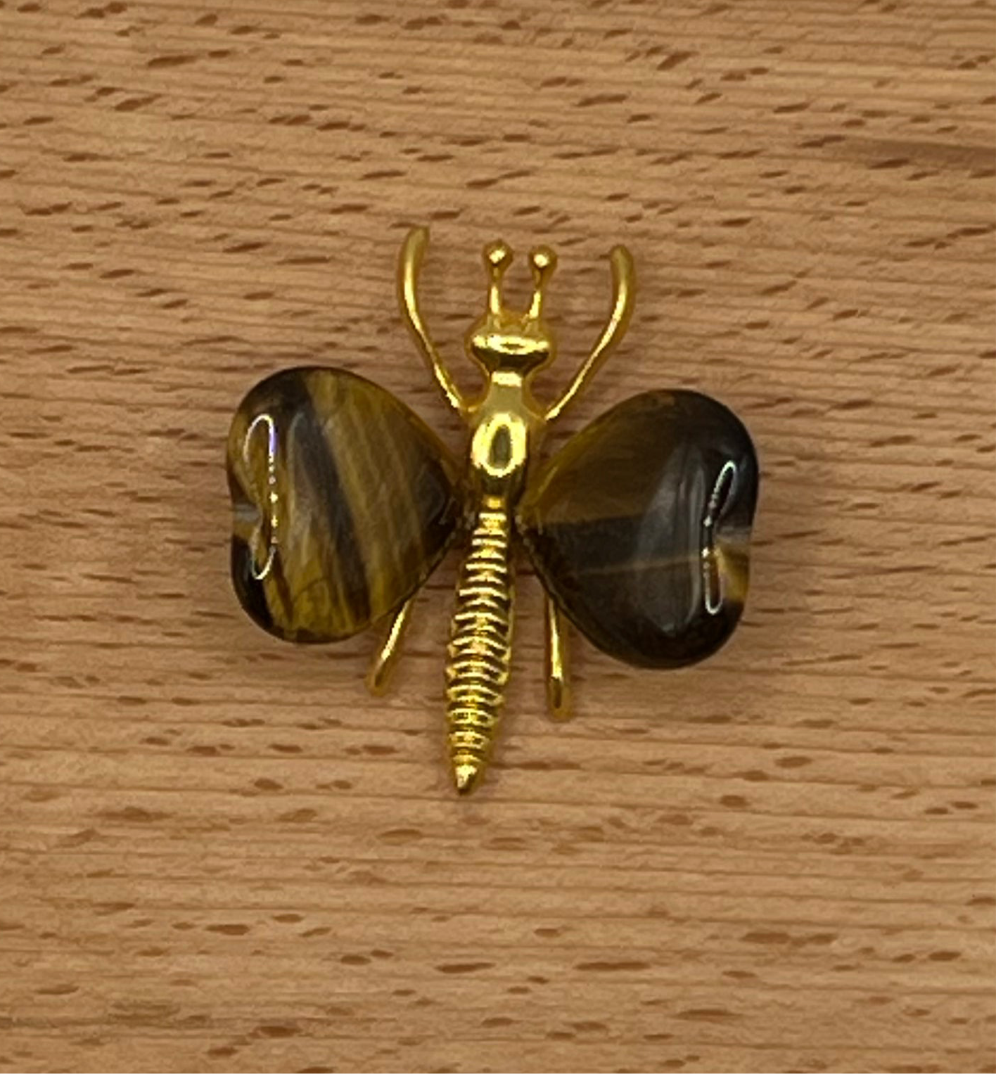 Tiger Eye Butterfly Crystal