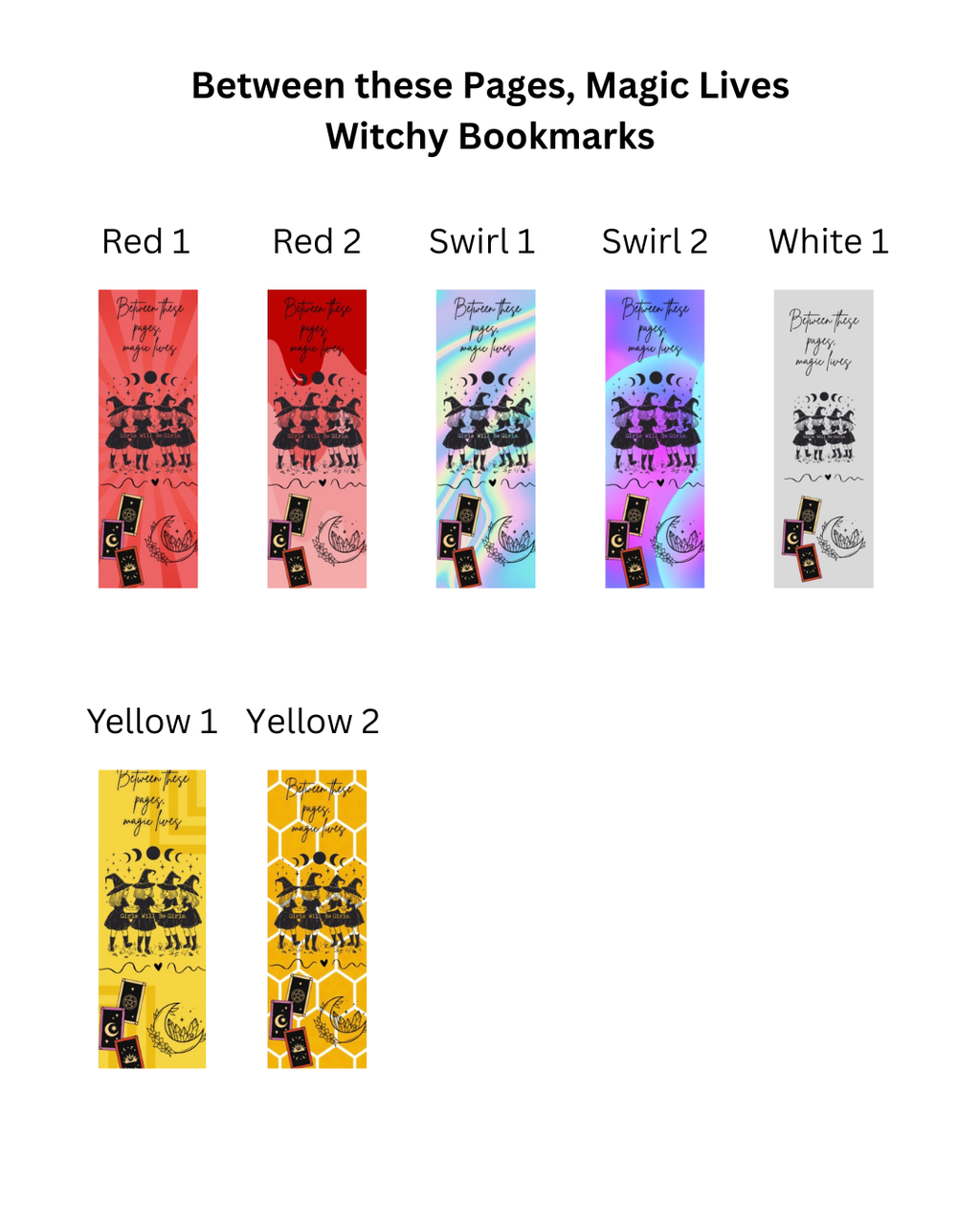 Between These Pages, Magic Lives - Witches Bookmark