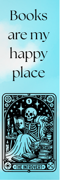 Books are My Happy Place - The Introvert Bookmark
