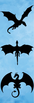 3 Dragons - Bookmark