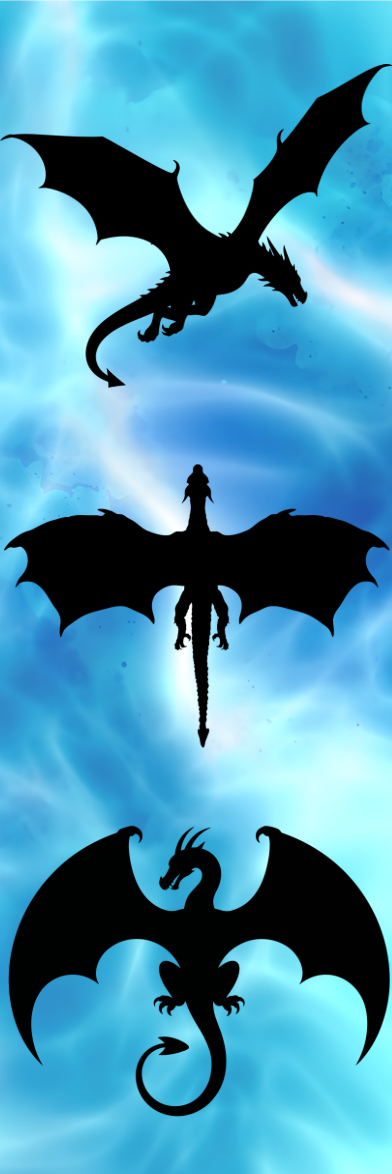 3 Dragons - Bookmark