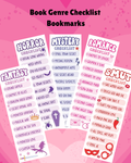 Book Genre Checklist Bookmarks