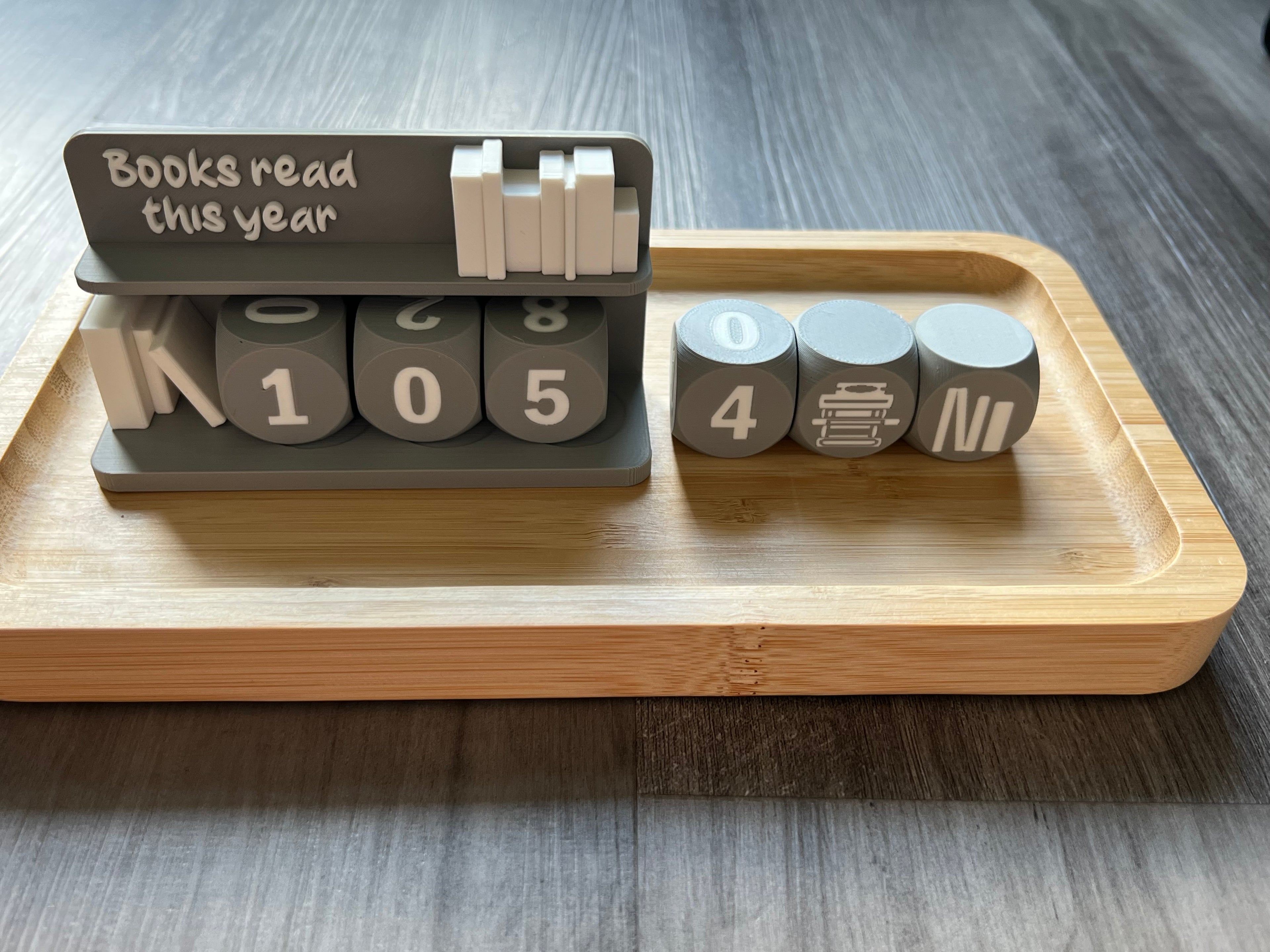 Books Read This Year Bookcase 3D Print