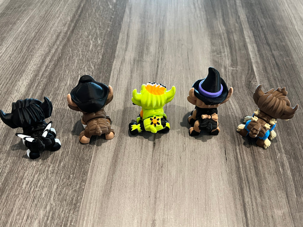 Articulated Highland Cow - Halloween - 3D Print