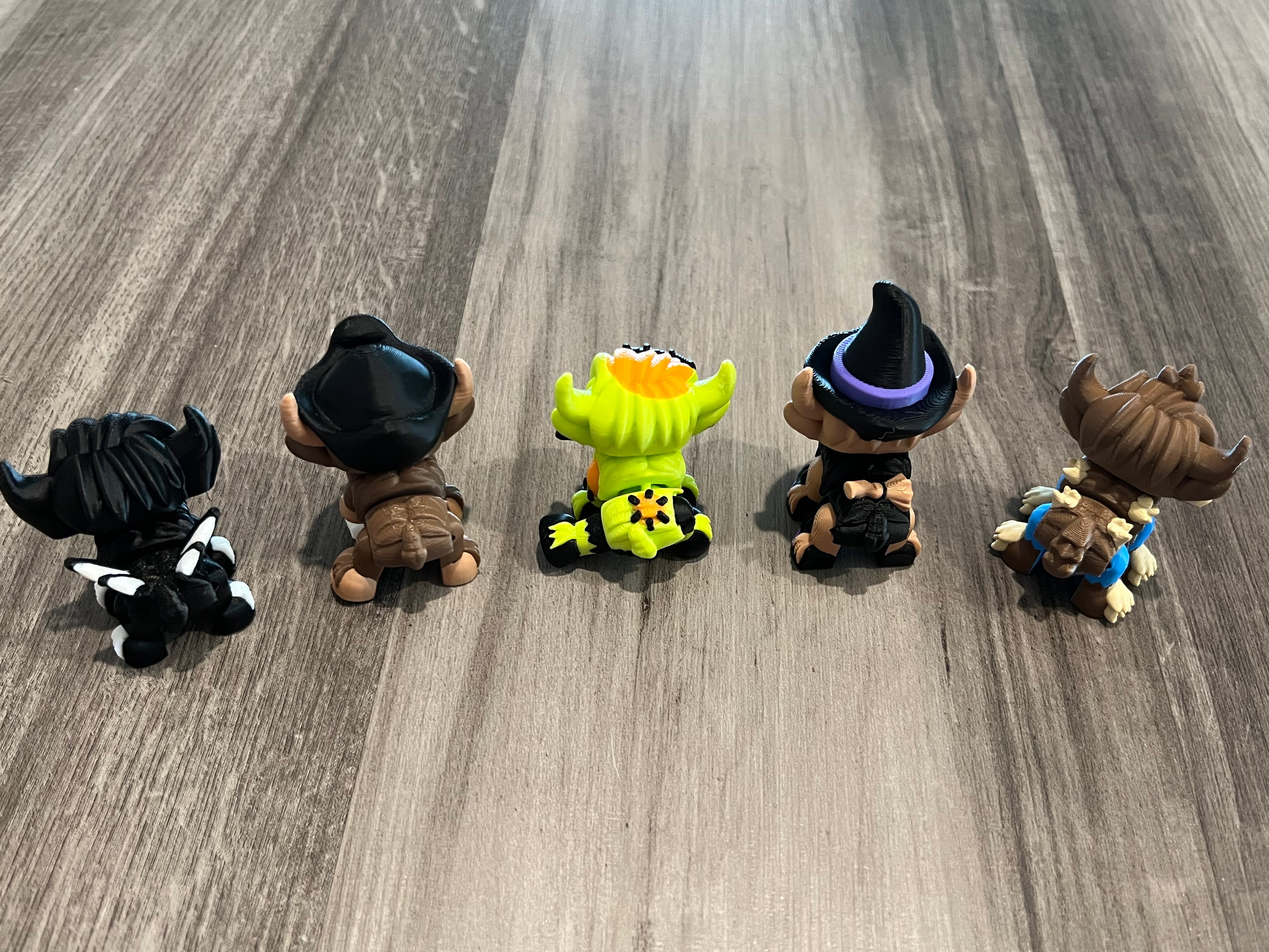 Articulated Highland Cow - Halloween - 3D Print