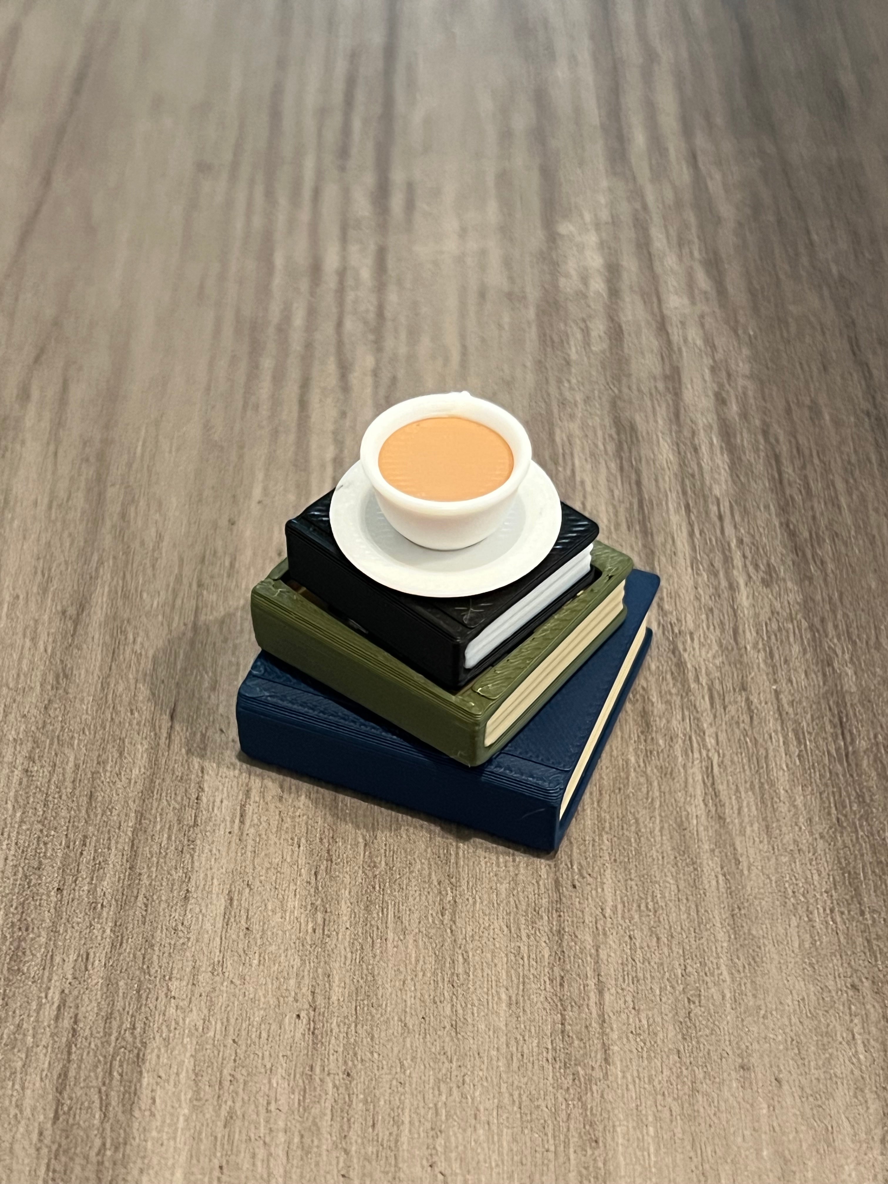 Stack of Books Fidget Clicker 3D Print