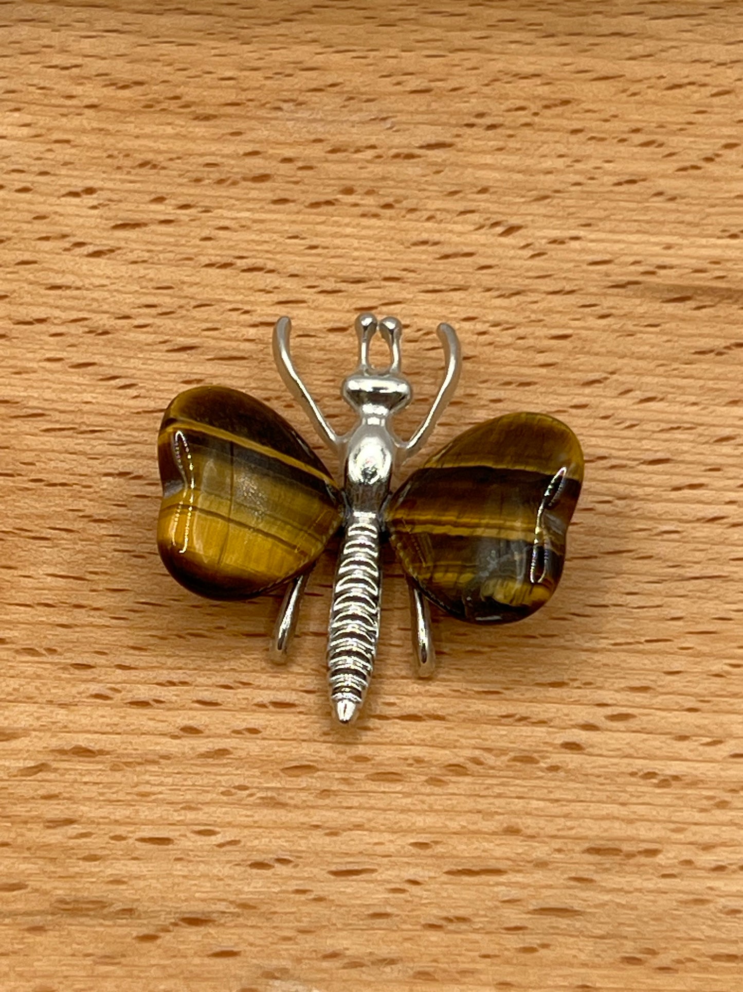Tiger Eye Butterfly Crystal