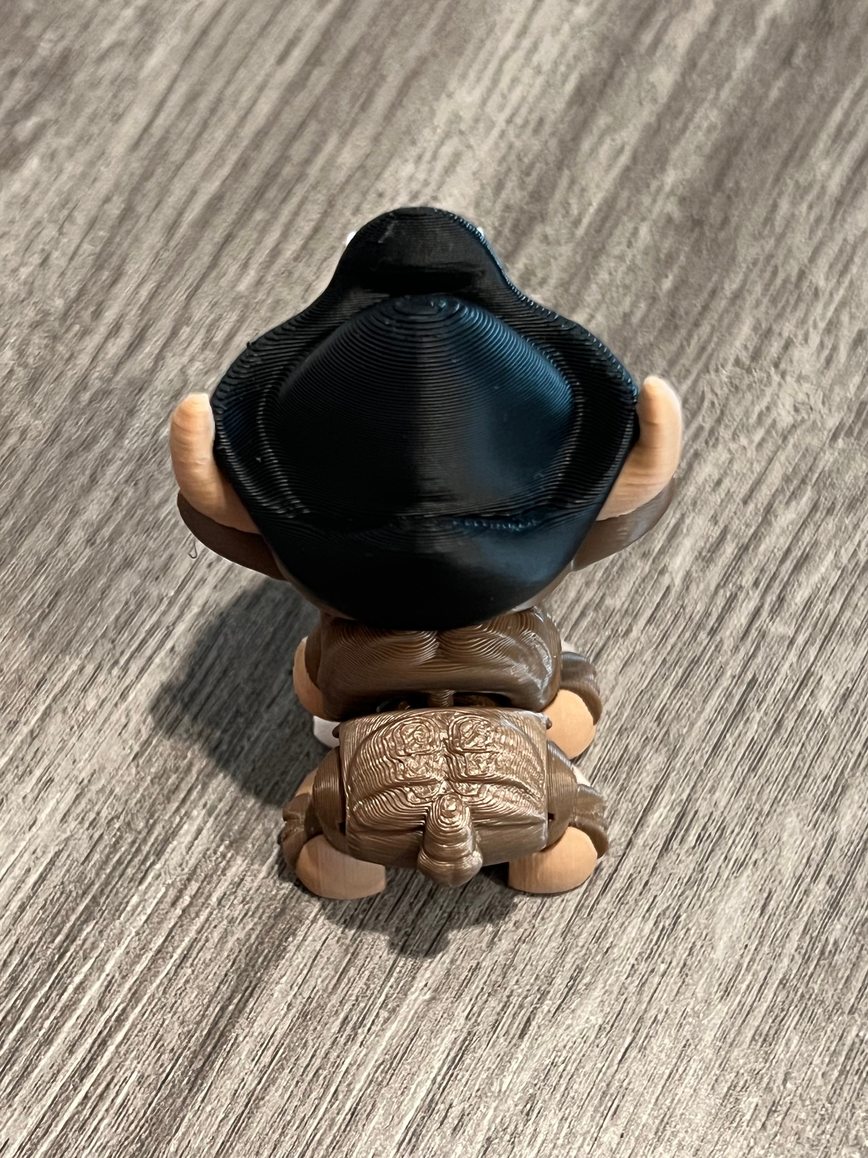 Articulated Highland Cow - Halloween - 3D Print