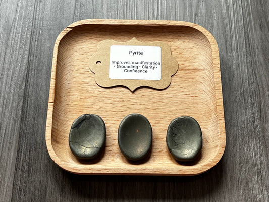 Pyrite Worry Stone
