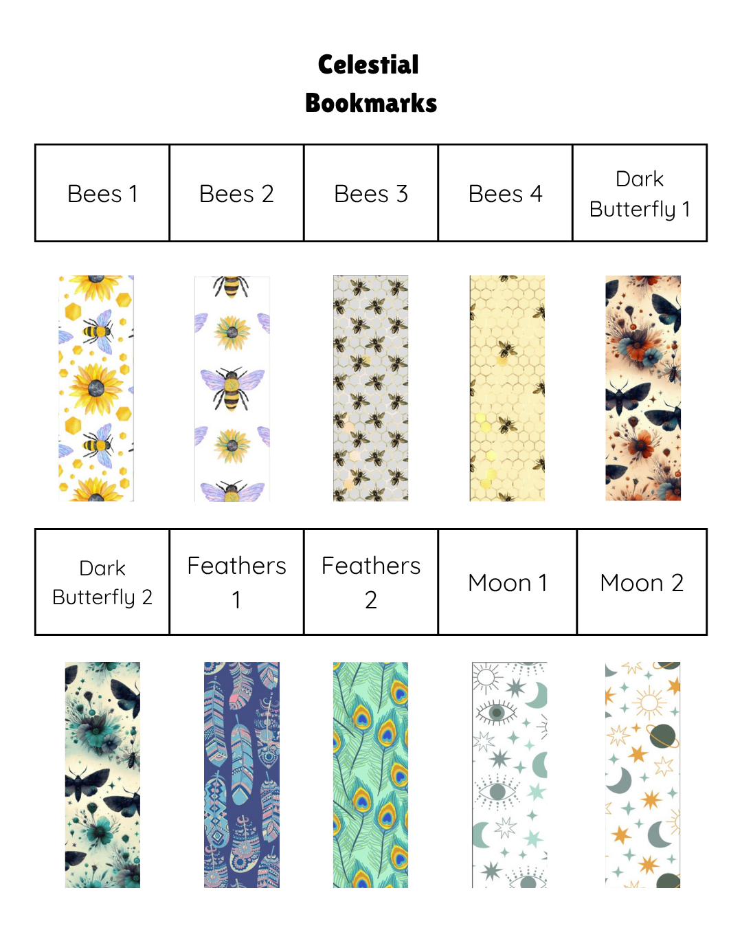 Celestial Bookmarks
