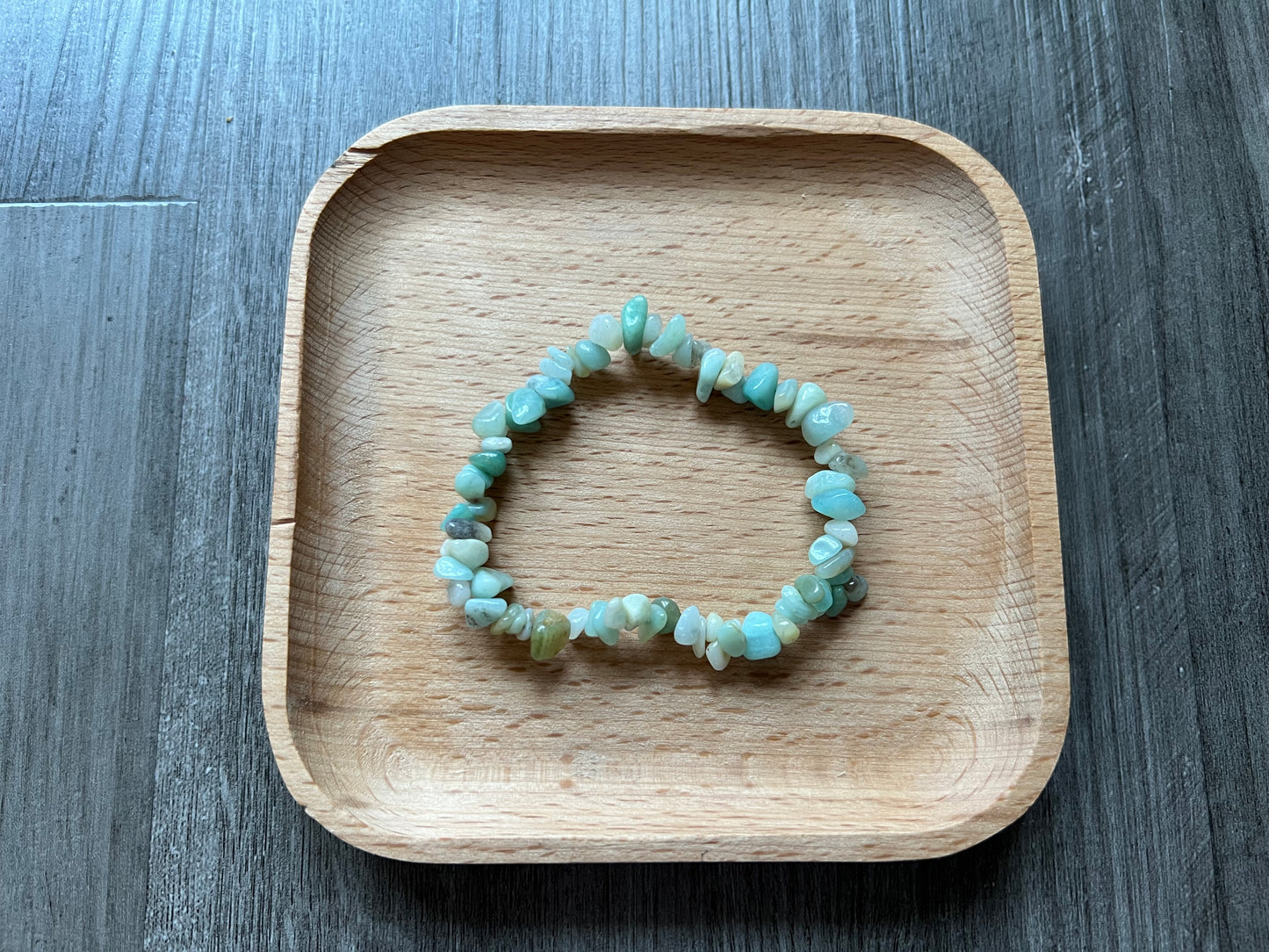 Amazonite Chip Bracelet