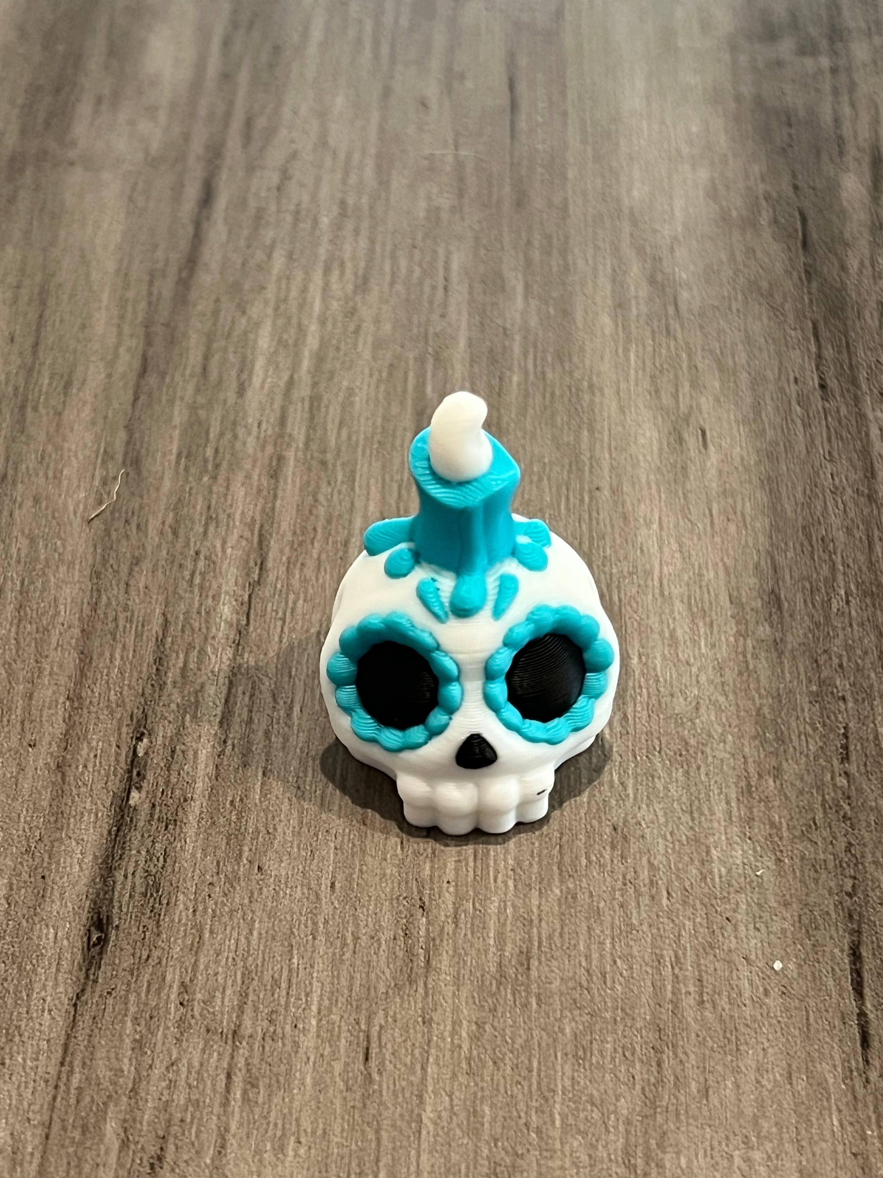 Sugar Skull Candle - 3D Print