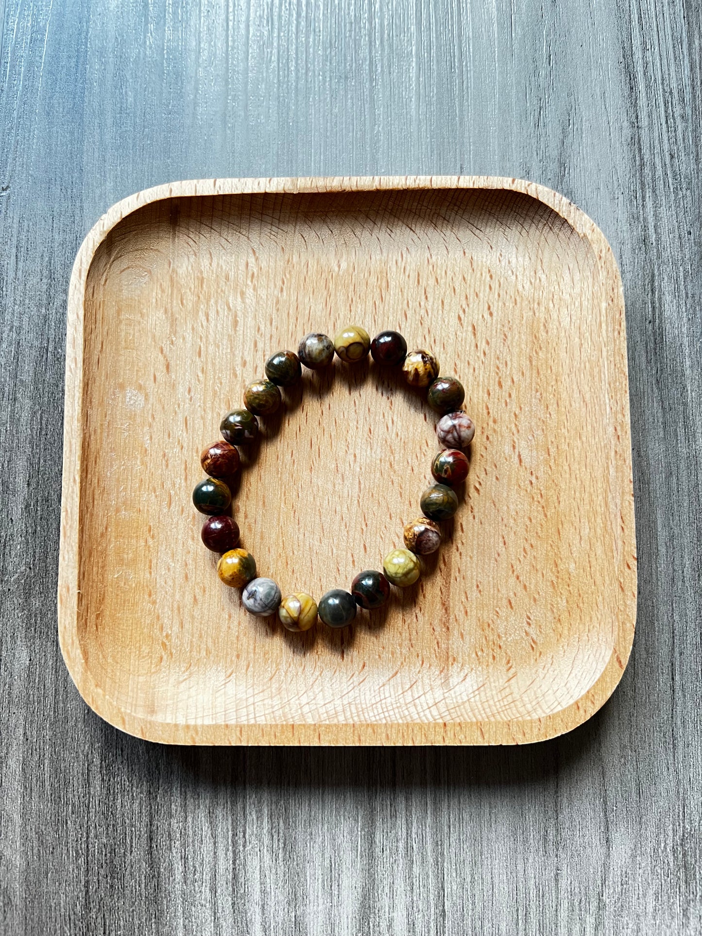Picasso Jasper Bracelet - 8 mm