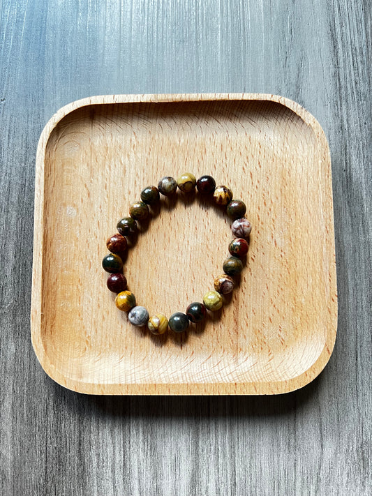 Picasso Jasper Bracelet - 8 mm