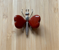 Red Jasper Butterfly Crystal