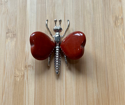Red Jasper Butterfly Crystal