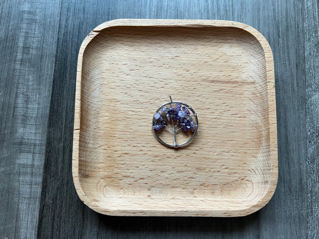 Amethyst Tree of Life Necklace