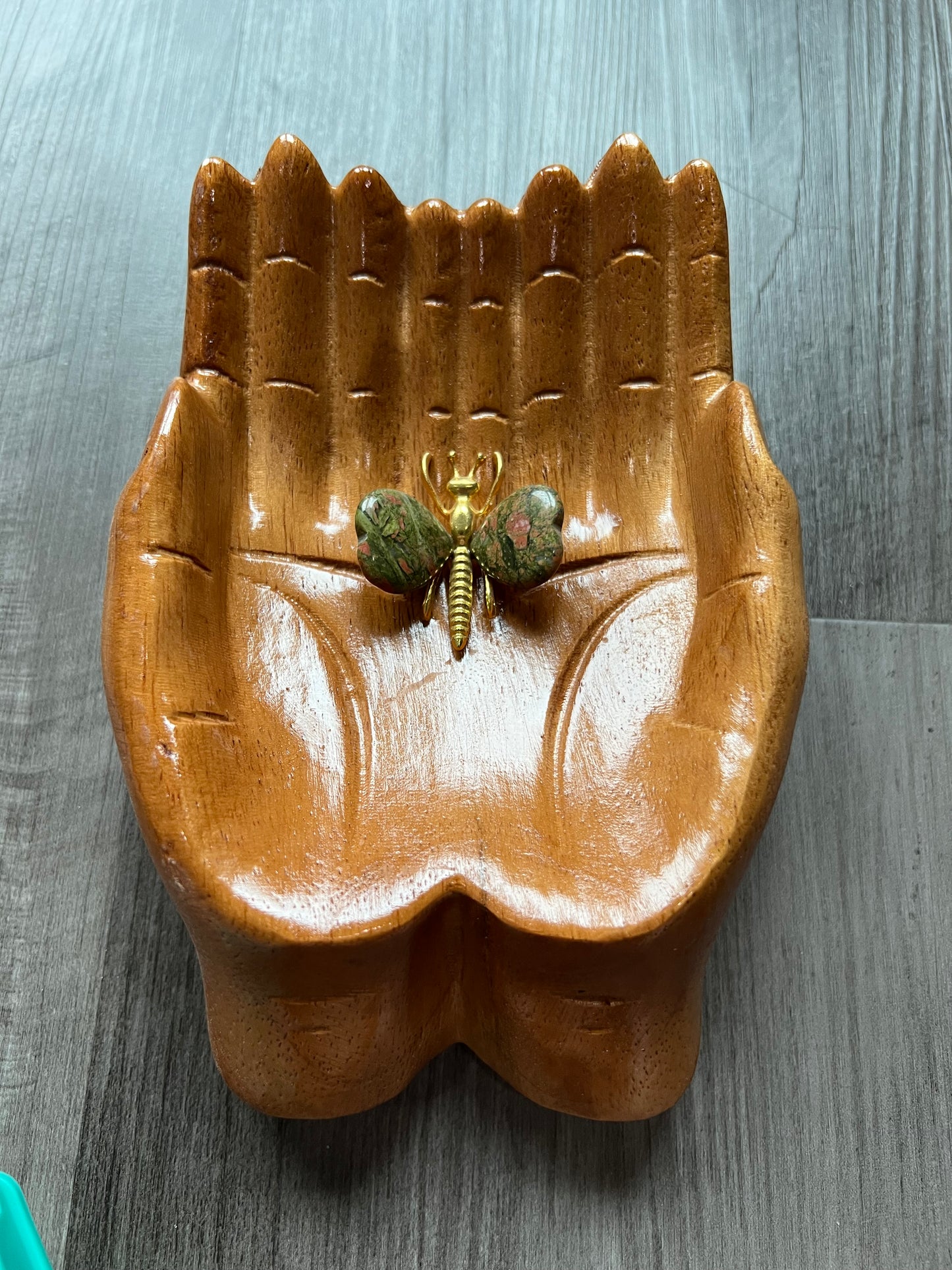 Unakite Butterfly Crystal