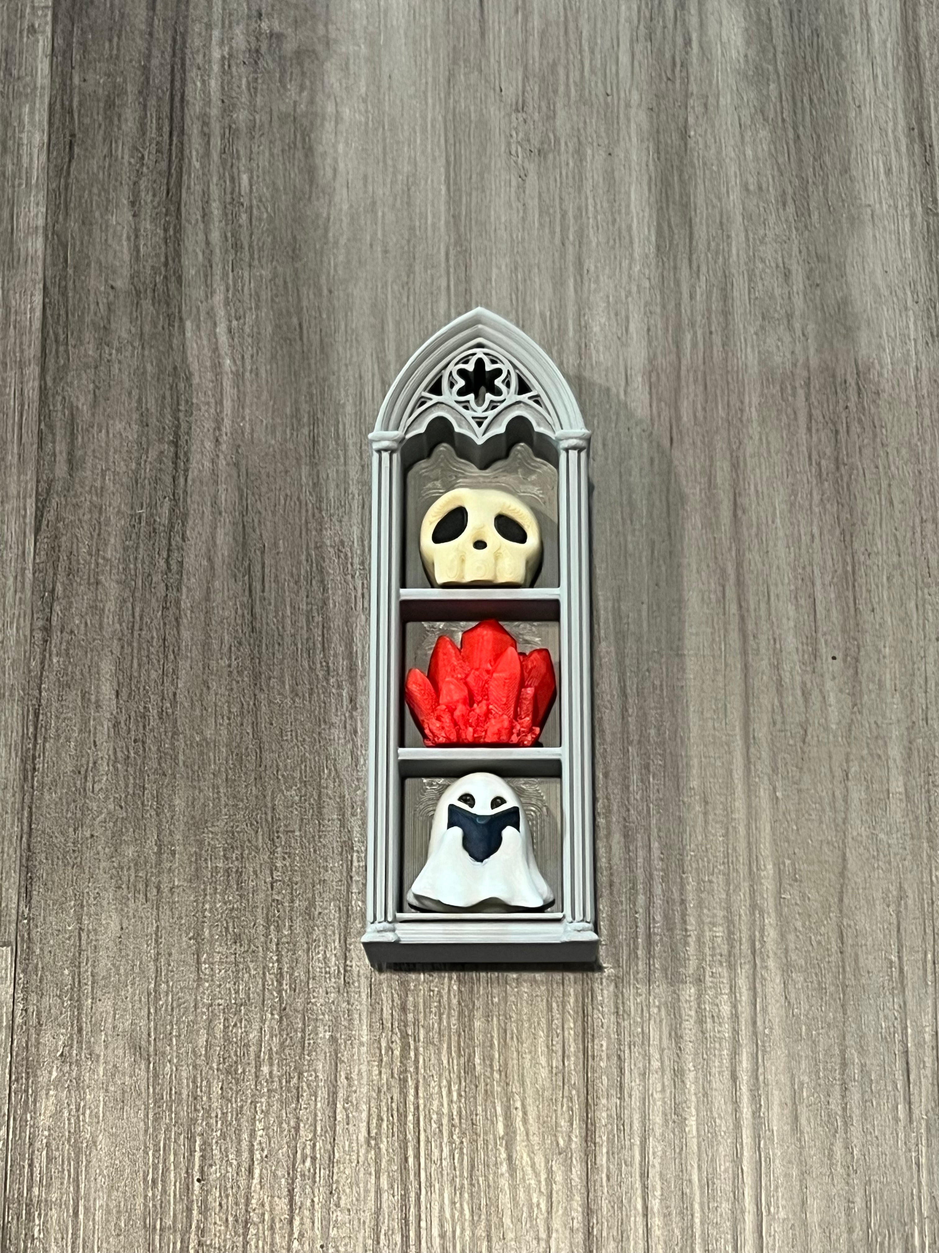 Create Your Own - Bookshelf Clicker - Gothic Bookshelves - 3D Print