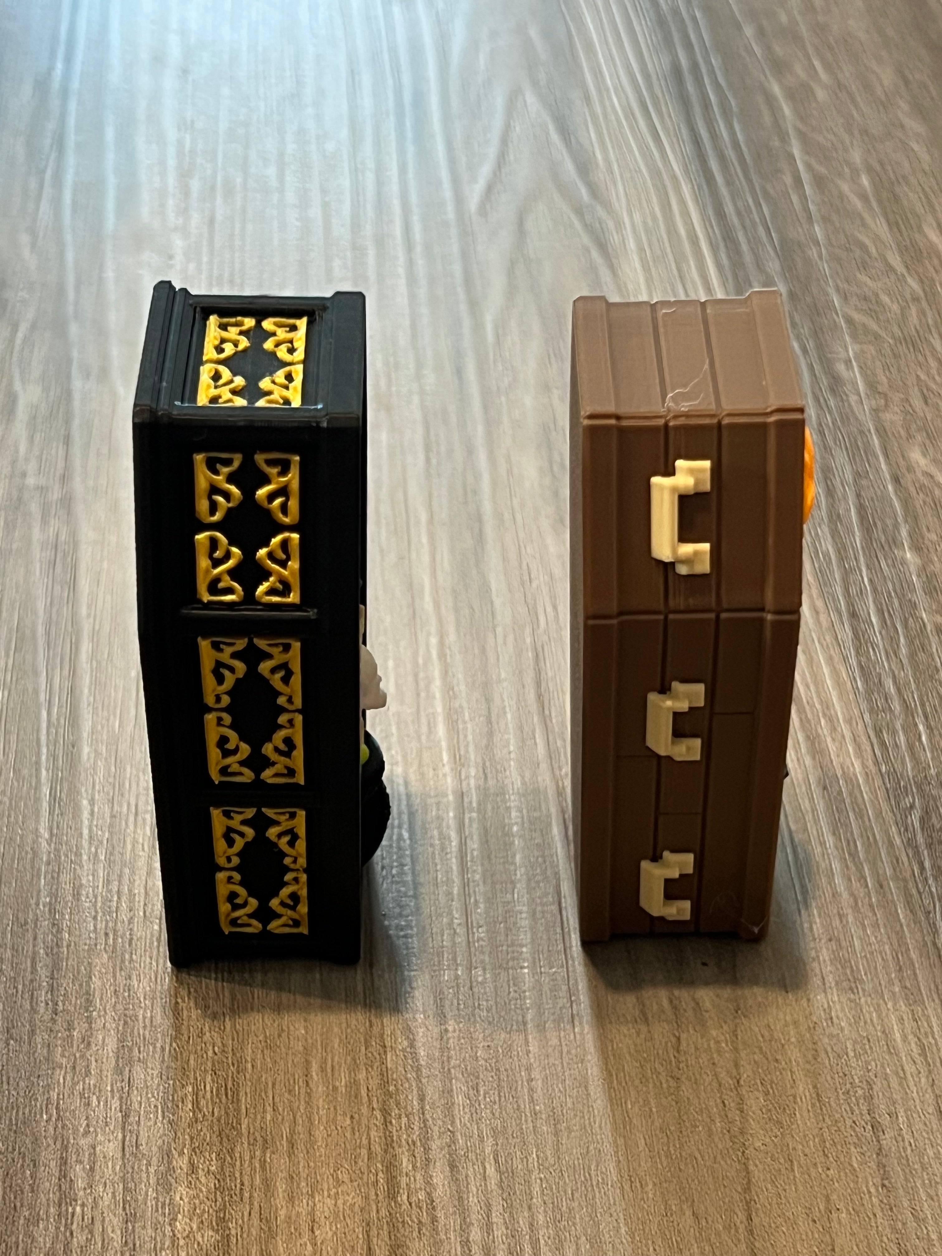 Create Your Own - Bookshelf Clicker - Coffin Bookshelf - 3D Print