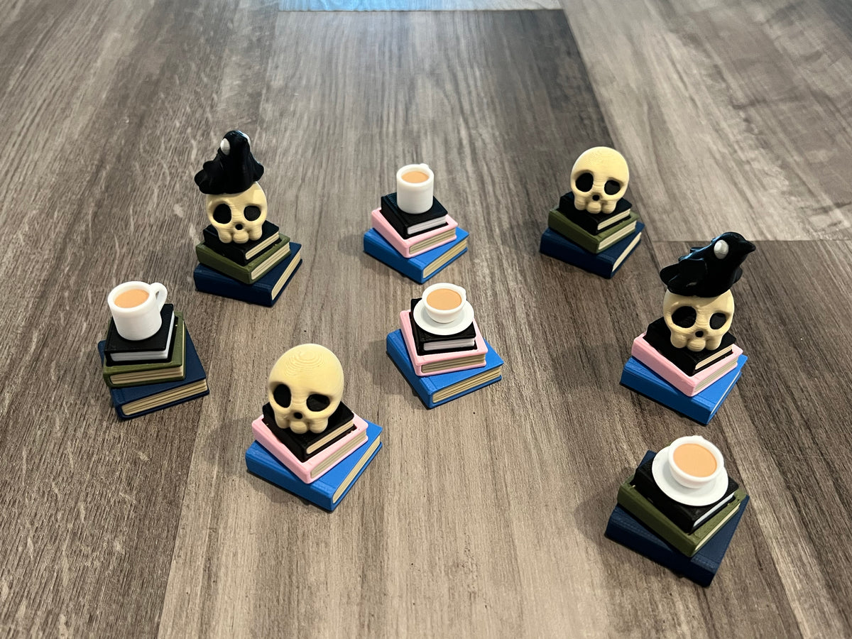 Stack of Books Fidget Clicker 3D Print