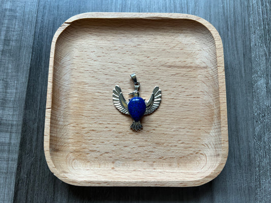 Lapis Lazuli Dove Pendant