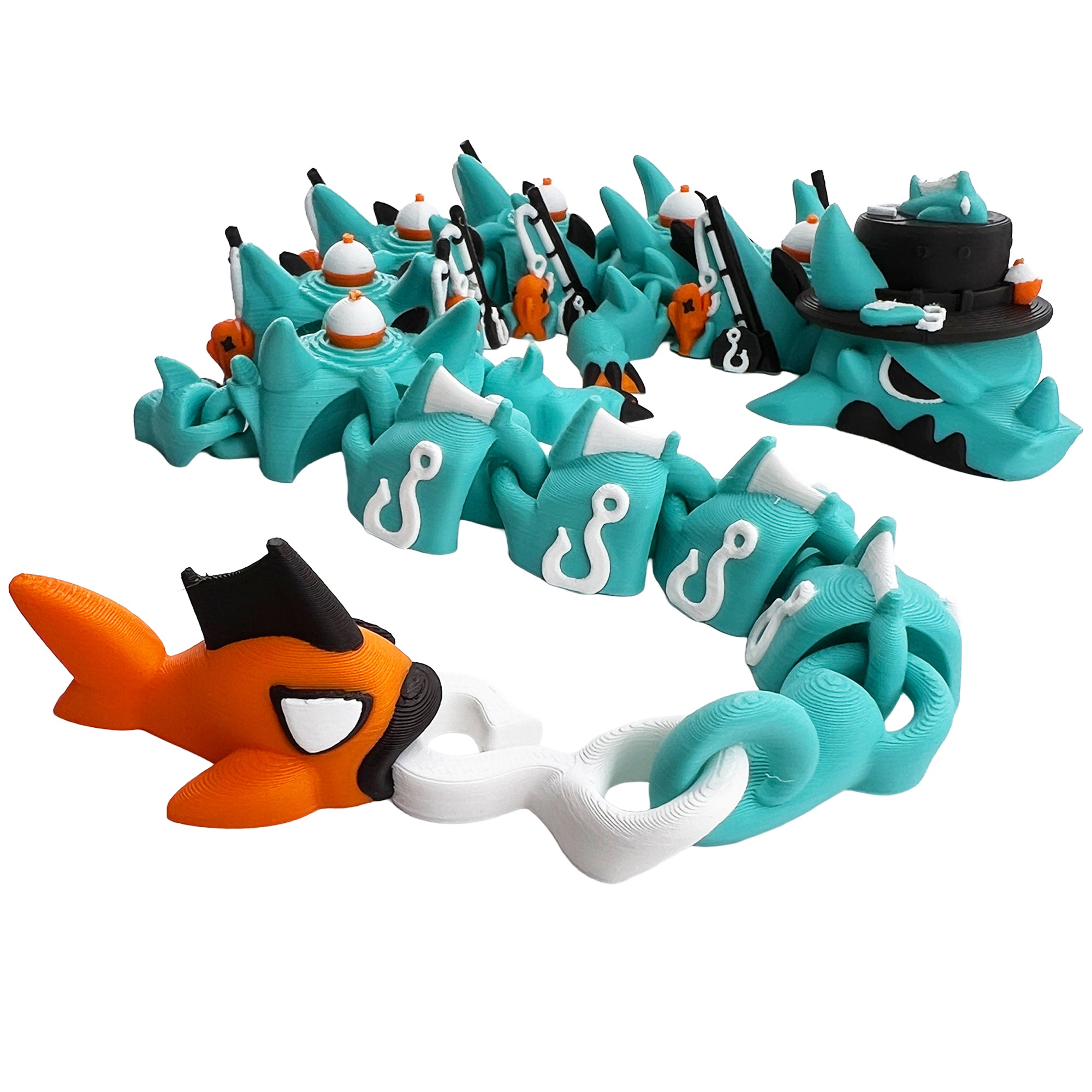 Fishing Dragon - Large - 3D Print