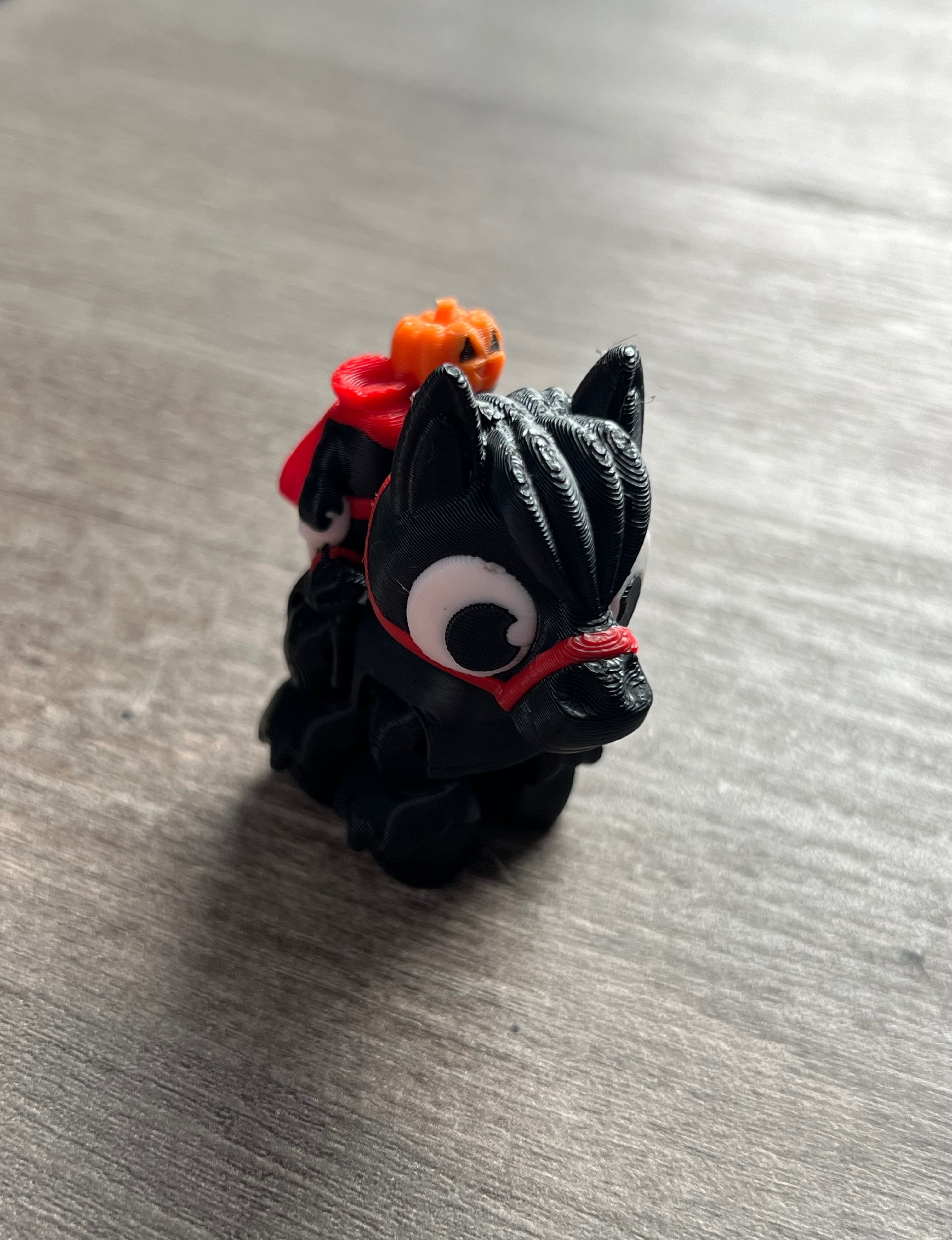 Articulated Highland Cow - Halloween - 3D Print