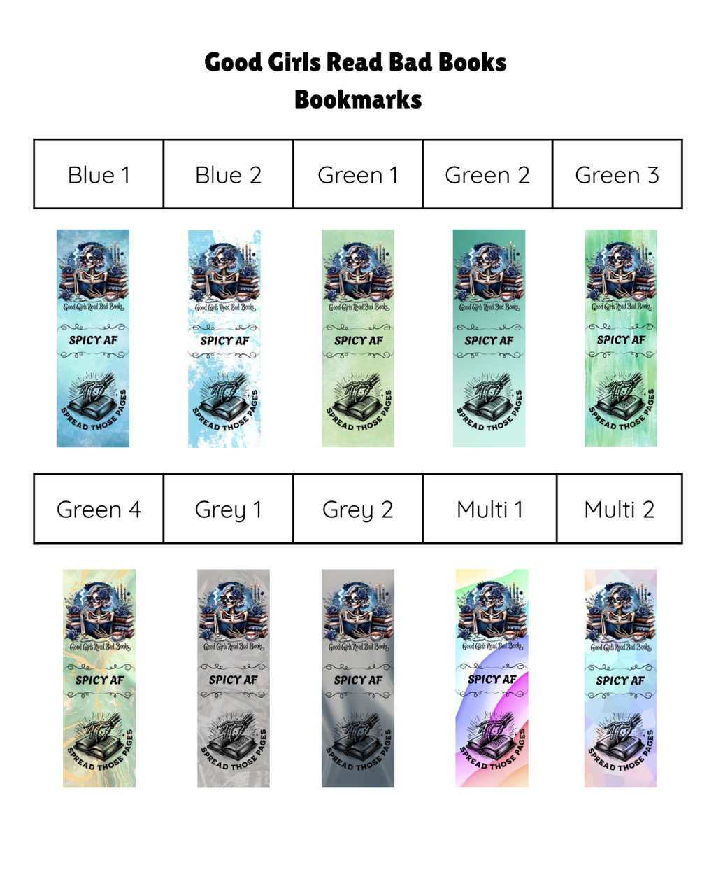 Good Girls Read Bad Books Bookmark