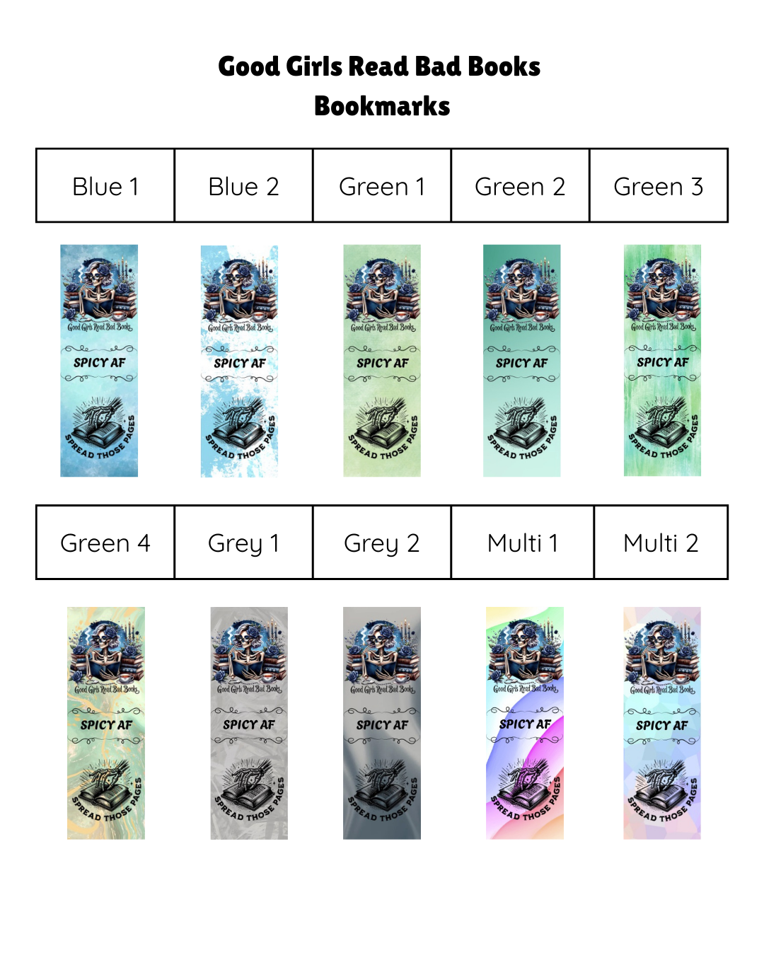 Good Girls Read Bad Books Bookmark