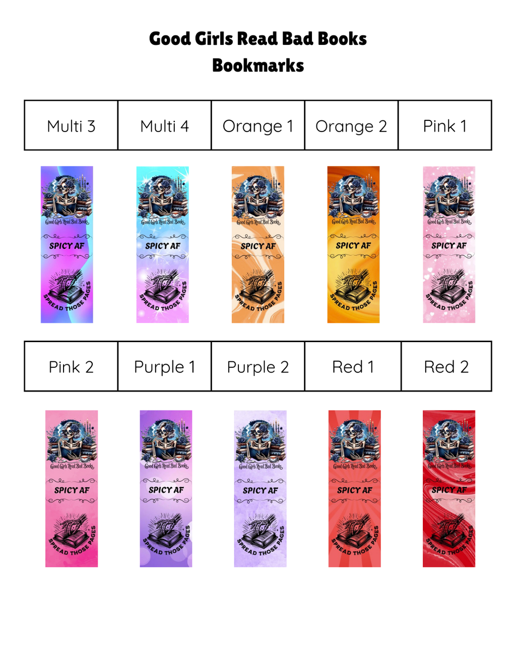Good Girls Read Bad Books Bookmark