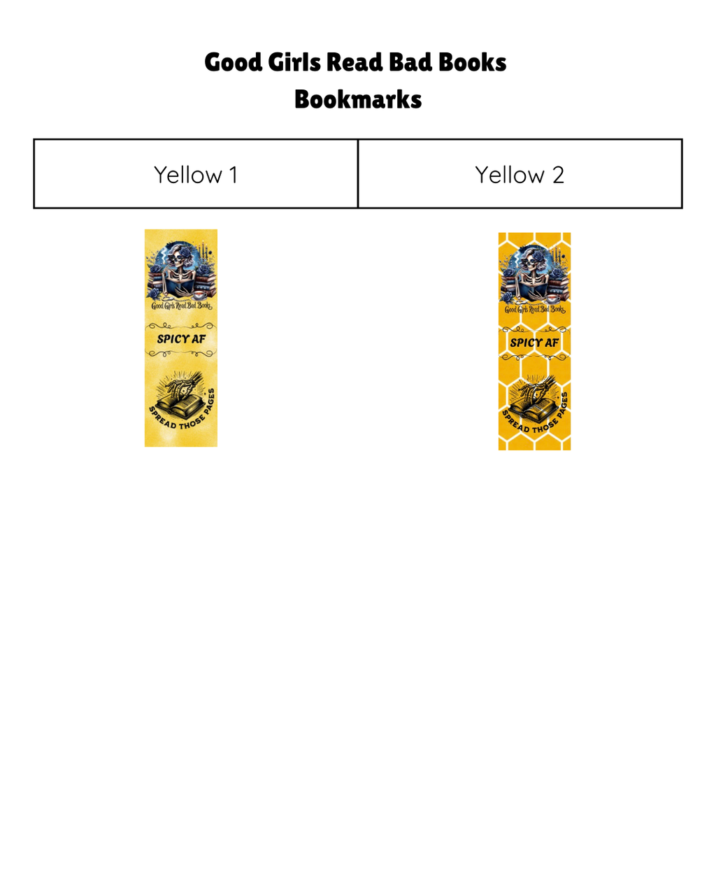 Good Girls Read Bad Books Bookmark