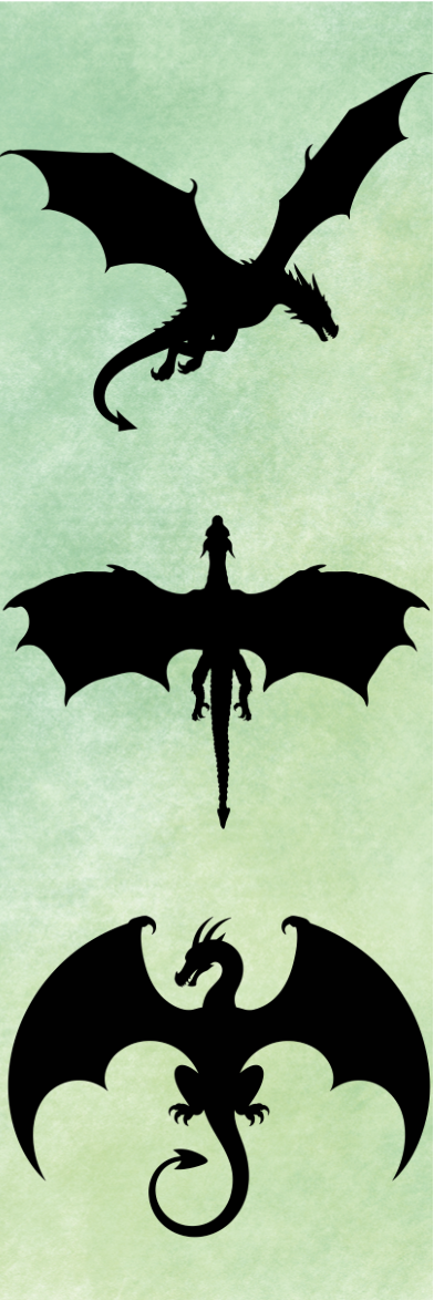 3 Dragons - Bookmark