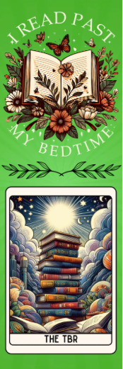 I Read Past My Bedtime - TBR Bookmark