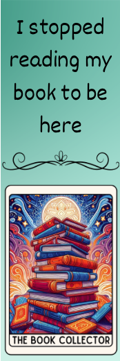 I Stopped Reading My Book to Be Here - The Book Collector Bookmark