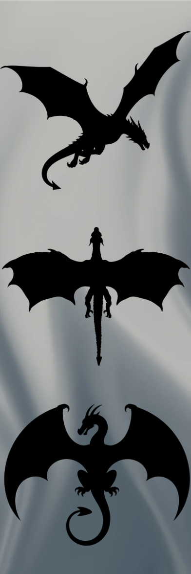 3 Dragons - Bookmark