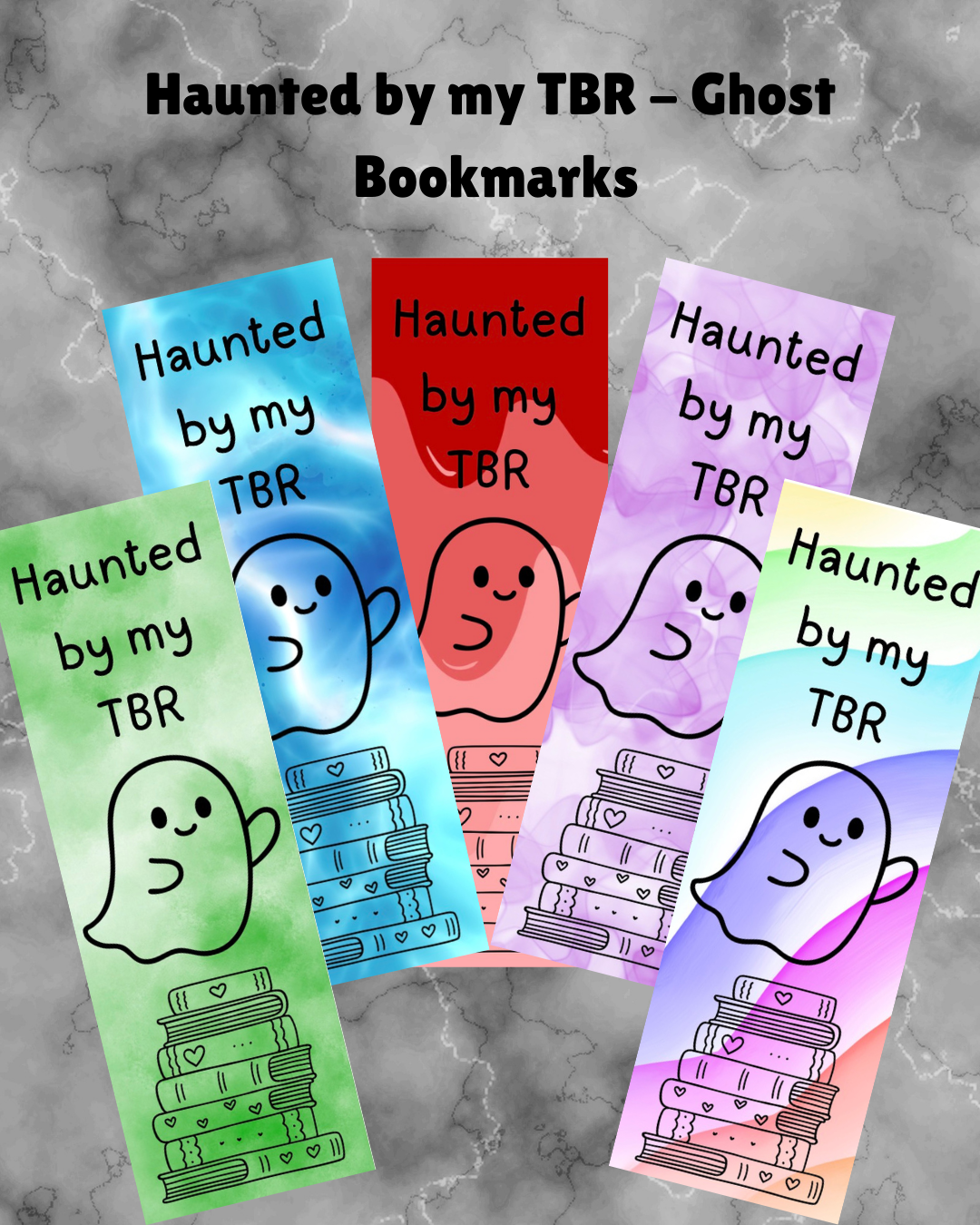 Haunted by my TBR - Ghost Bookmark