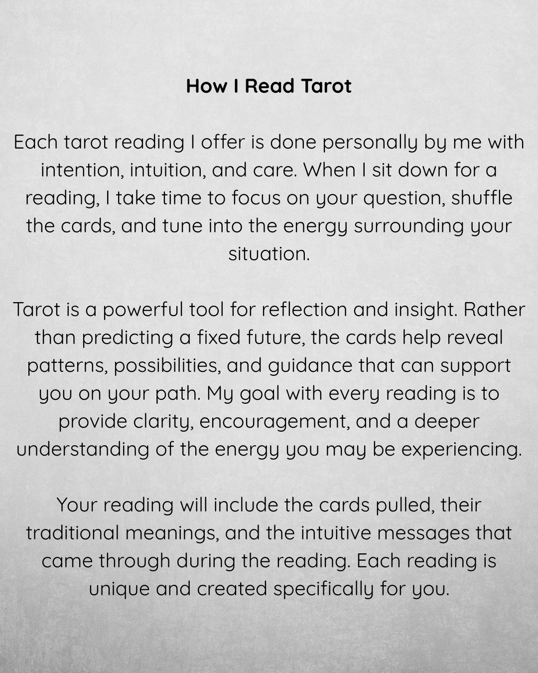 Intuitive Tarot & Energy Reading - Deep Dive Session