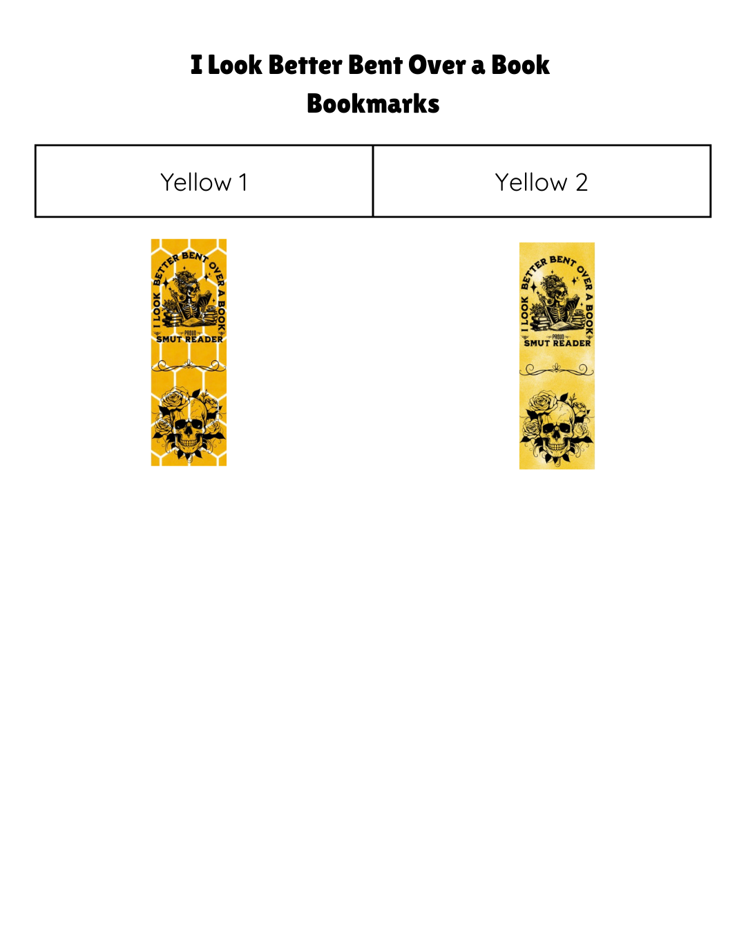 I Look Better Bent Over a Book Bookmark