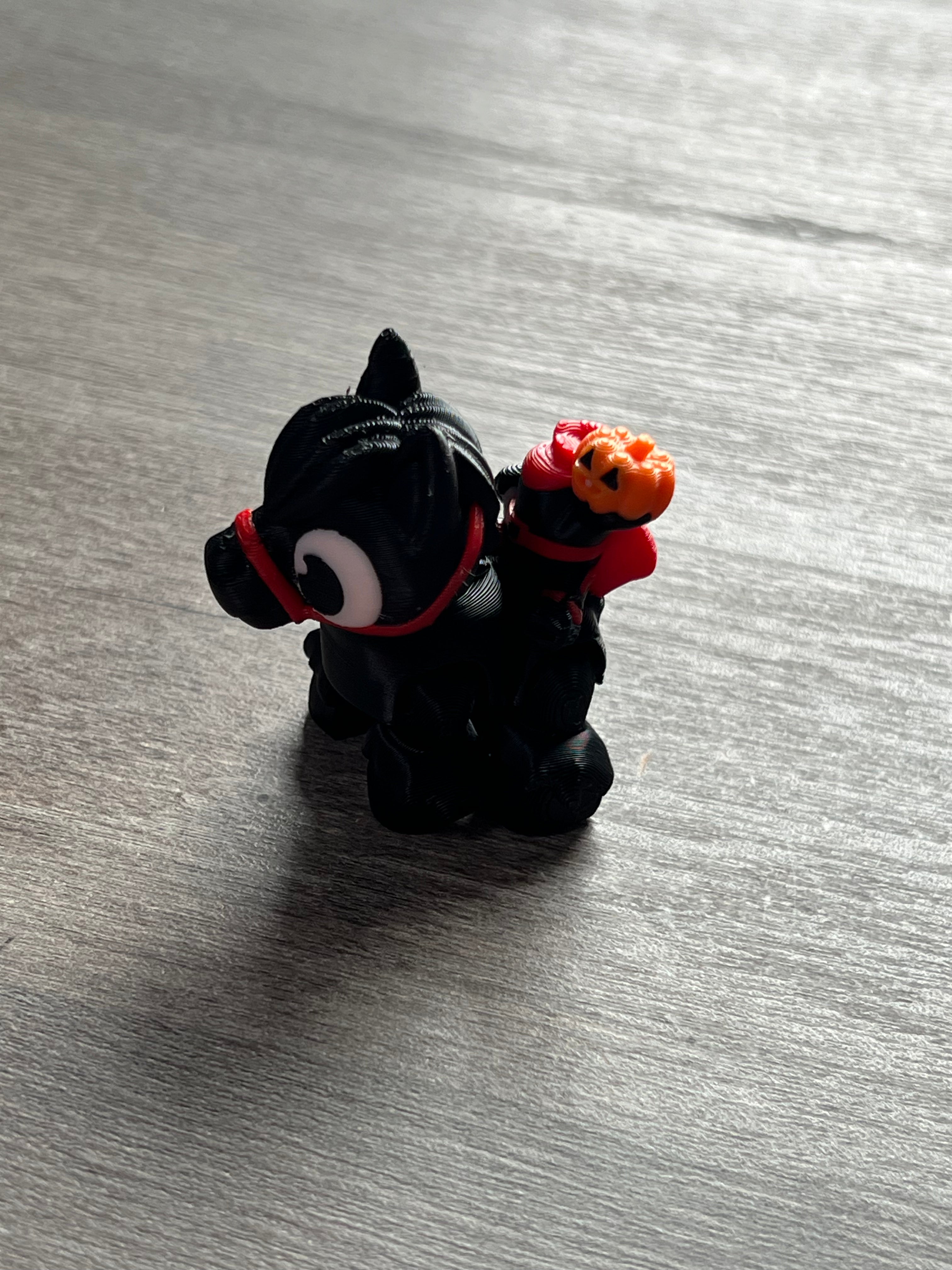 Articulated Highland Cow - Halloween - 3D Print