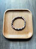 Pink Zebra Jasper Bracelet - 6mm