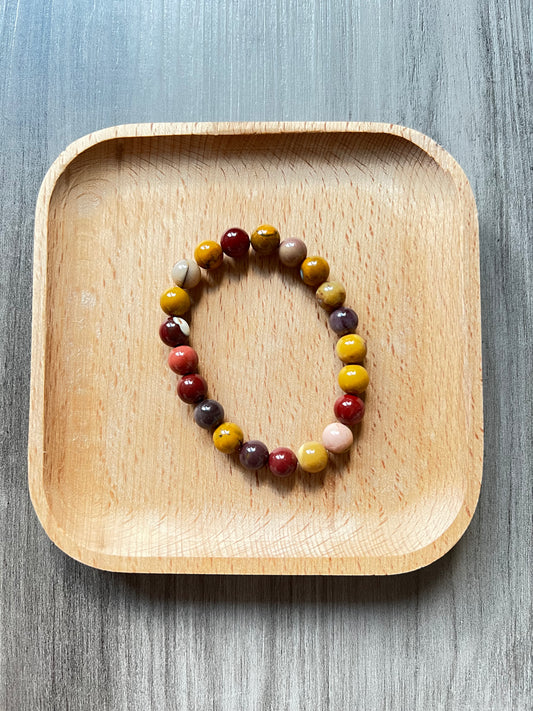 Mookaite Bracelet - 8 mm