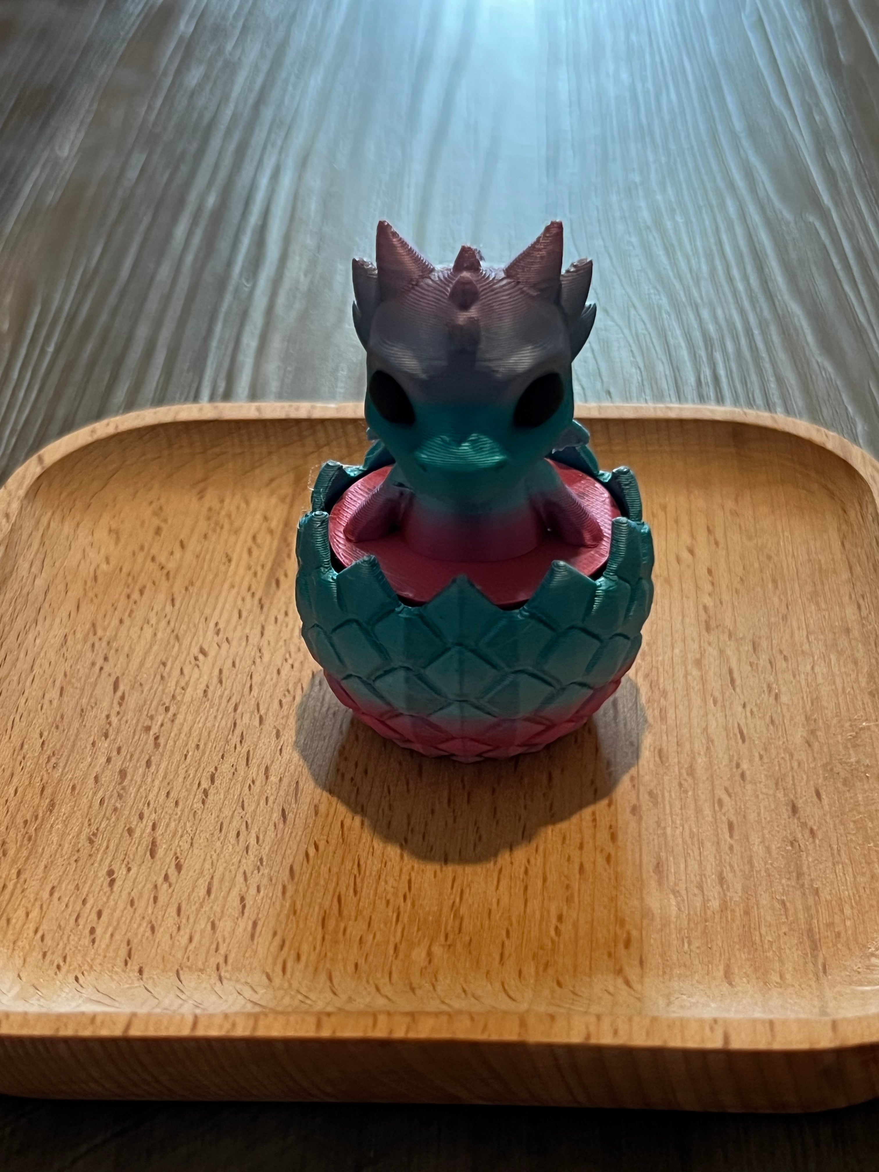 Dragon Egg Fidget Clicker 3D Print
