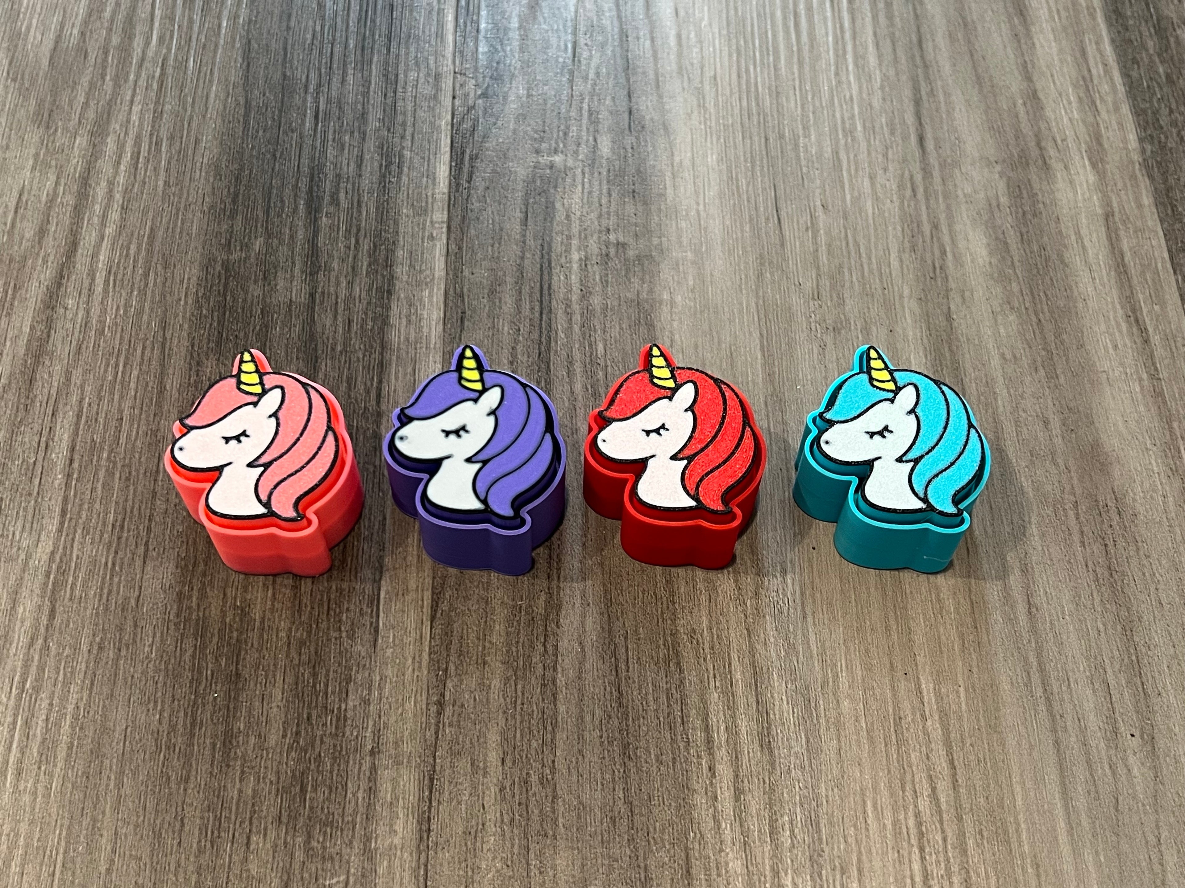 Unicorn Fidget Clicker 3D Print