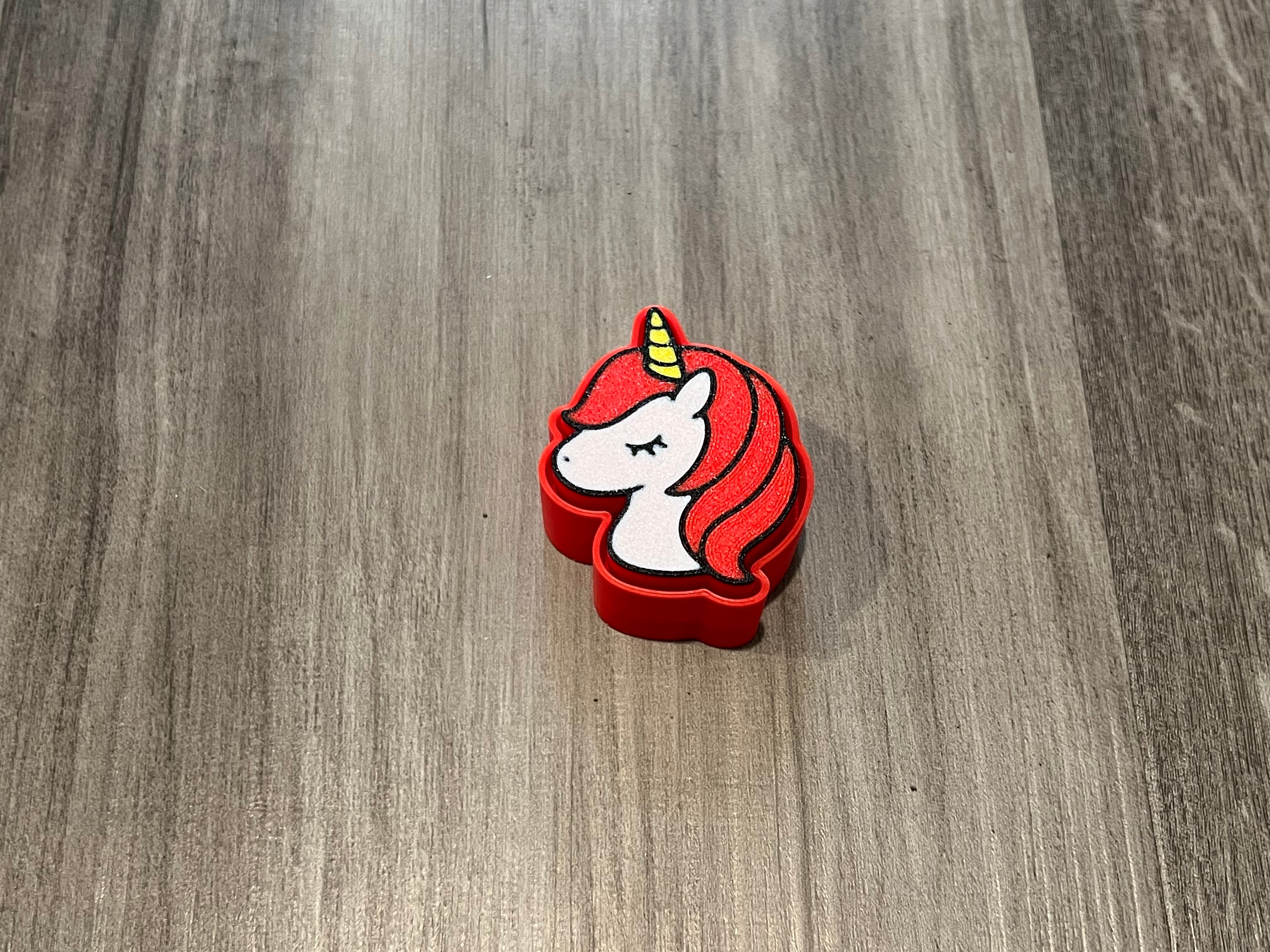 Unicorn Fidget Clicker 3D Print